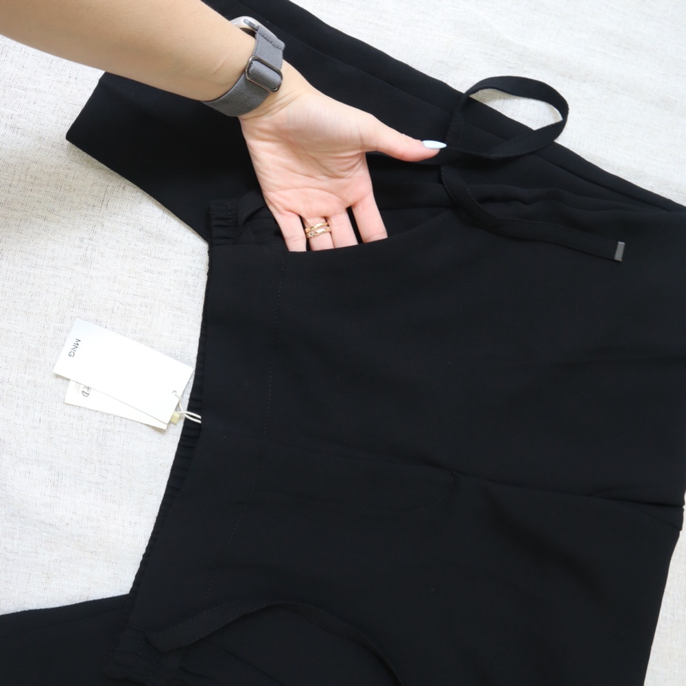 MNG High Waisted Black Dress Pants NWT - Picture 9 of 14